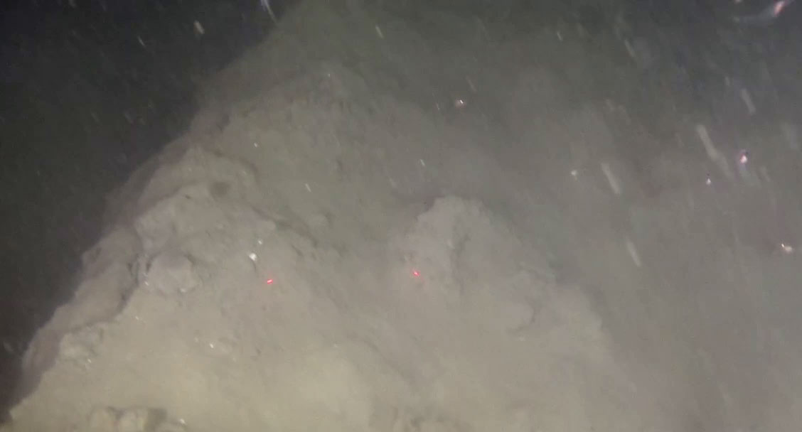 Tr&aring;lspor p&aring; havbotn. Foto: Marine grunnkart i kystsona (video)