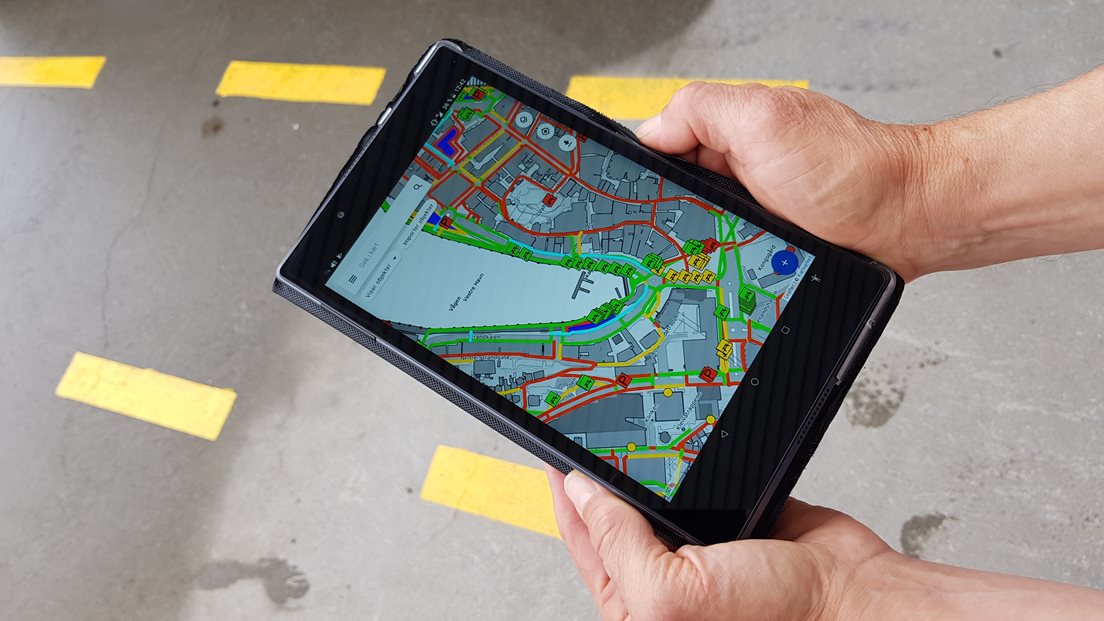 App for kartlegging av tilgjengelighet i bruk på mobil enhet