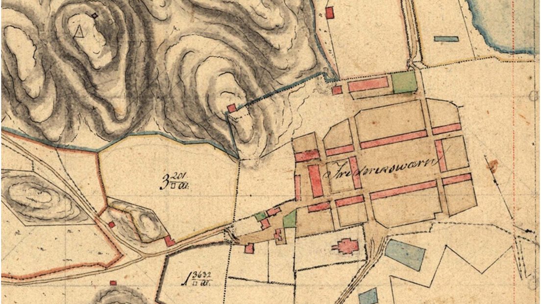 Utsnitt fra Grevskapsmåling 9A12-20 fra 1813