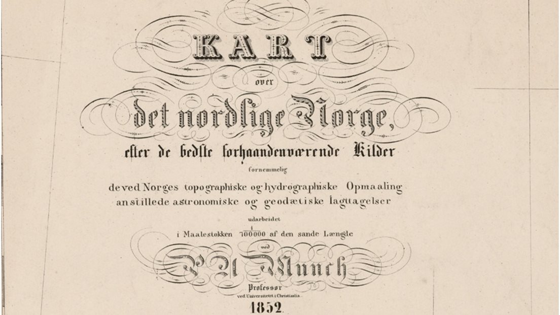 Utnsitt fra Norgesavdeling 170 nord fra 1852
